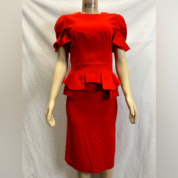 ALEXANDER MCQUEENPeplum Pencil Dress